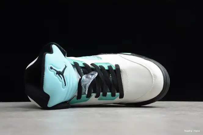 Rep Husky Air Jordan Island 5 CN2932-100 Green 0414
